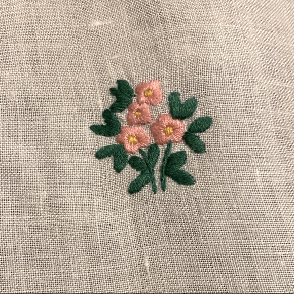 🌸 Vintage Hand-Embroidered Linen Tablecloth from Poland - Picture 4 of 5
